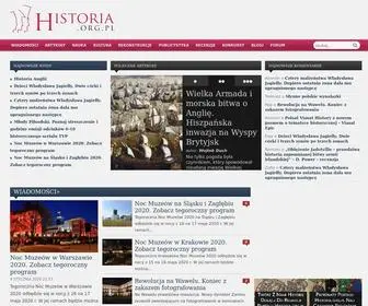 Historia.org.pl(Polski portal historyczny) Screenshot
