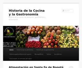 Historiacocina.com(Historia de la Cocina y los Alimentos) Screenshot