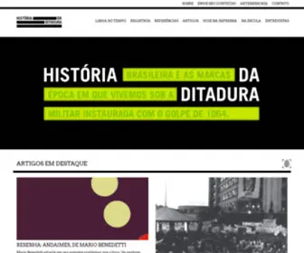 Historiadaditadura.com.br(História da Ditadura) Screenshot