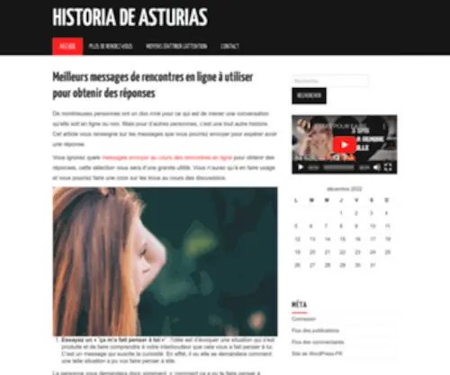 Historiadeasturias.com(Historia de asturias) Screenshot