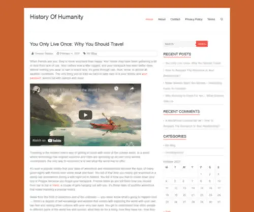 Historiadelahumanidad.com(History Of Humanity) Screenshot