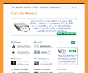 Historiageneral.com(Historia General) Screenshot