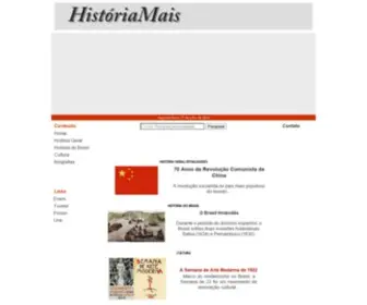 Historiamais.com(HistóriaMais) Screenshot