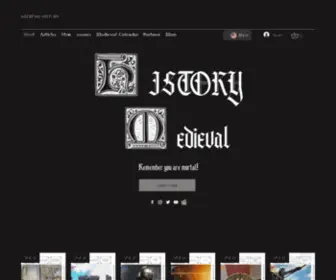 Historiamedieval.com.br(História Medieval) Screenshot