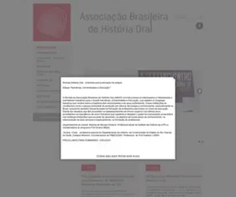 Historiaoral.org.br(Historiaoral) Screenshot