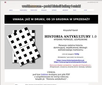 Historiasztuki.com.pl(Starożytność) Screenshot