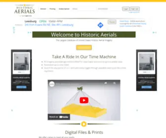 Historicaerials.com(Historic Aerials) Screenshot