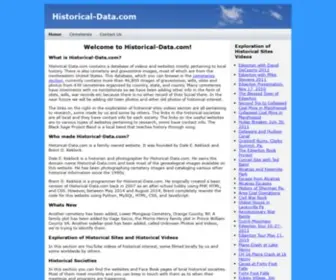 Historical-Data.com(Genealogical Database) Screenshot