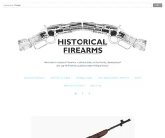 Historicalfirearms.info(Historical Firearms) Screenshot