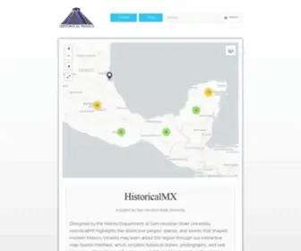 Historicalmx.org(Designed by the History Department at Sam Houston State University) Screenshot