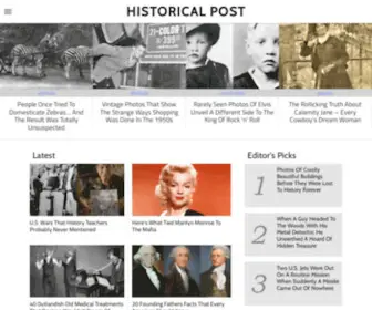 Historicalpost.com(Historical Post) Screenshot