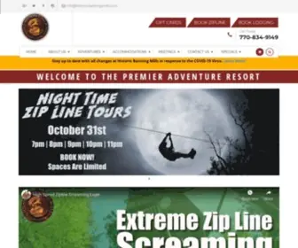 Historicbanningmills.com(North Georgia's Ultimate Zipline) Screenshot