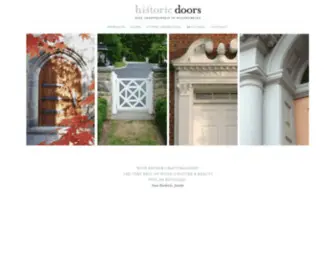 HistoriCDoors.com(Historic Doors) Screenshot