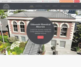 Historicedmonds.org(Edmonds Historical Museum Preserving and Sharing Our Heritage) Screenshot