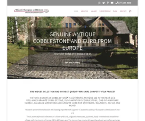 Historiceuropeancobblestone.com(Historic European Cobblestone) Screenshot