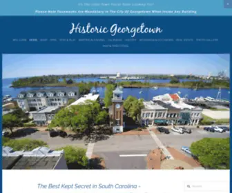HistoricGeorgetownsc.com(Georgetown SC Visitor Guide) Screenshot