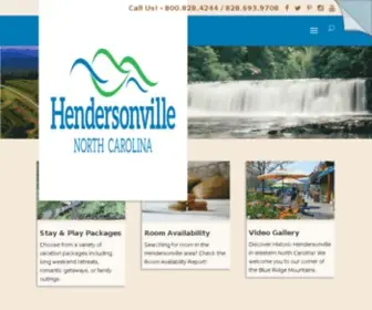 Historichendersonville.org(Visitors Information Center) Screenshot