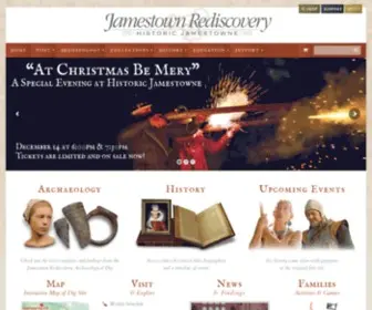 HistoricJamestowne.org(Historic Jamestowne) Screenshot