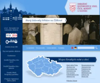 Historickasidla.cz(Sdružení) Screenshot