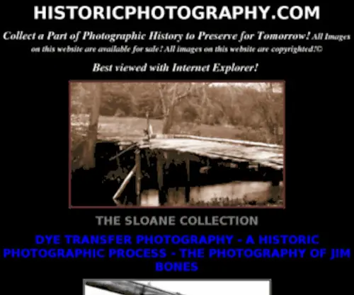 HistoricPhotography.com(HistoricPhotography) Screenshot