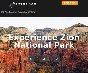 HistoricPioneerlodge.com(ZION PIONEER LODGE) Screenshot