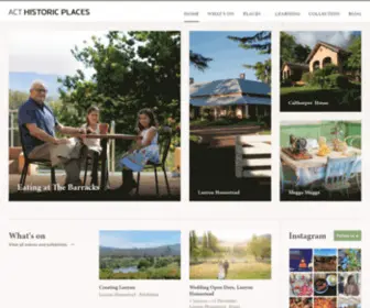 HistoricPlaces.com.au(ACT Historic Places) Screenshot