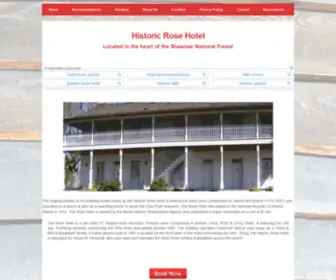 Historicrosehotel.com(Historic Rose Hotel) Screenshot