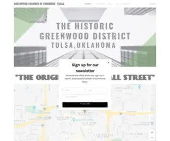Historictulsagreenwoodchamber.org(Greenwood Chamber of Commerce) Screenshot