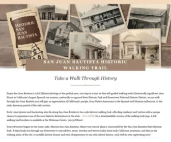 Historicwalkingtrail.com(San Juan Bautista Historic Walking Trail) Screenshot