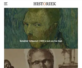 Historiek.net(Geschiedenis) Screenshot