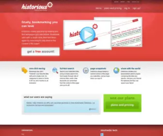 Historious.net(Historious) Screenshot
