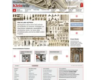 Historische-Kleinteile.de(Historische Kleinteile) Screenshot