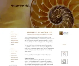 History-For-Kids.com(History for Kids) Screenshot