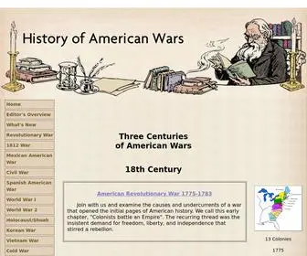 History-OF-American-Wars.com(History of American Wars) Screenshot