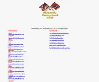 History-Sites.com(The Civil War Message Board Portal) Screenshot