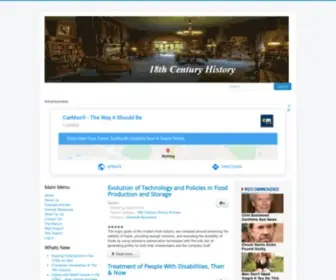 History1700S.com(United States) Screenshot