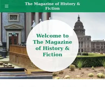 Historyandfiction.com(The Magazine of History & Fiction) Screenshot