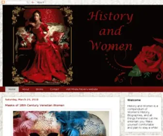 Historyandwomen.com(History and Women) Screenshot