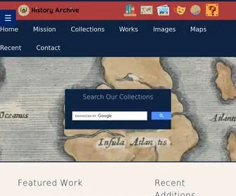 Historyarchive.org(History Archive) Screenshot