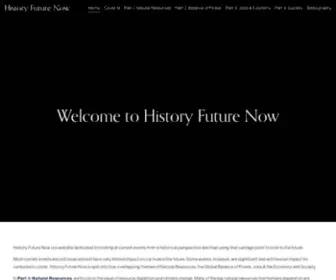 Historyfuturenow.com(History Future Now) Screenshot