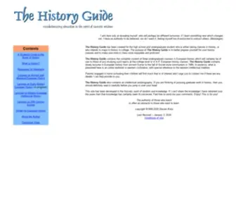 Historyguide.org(The History Guide) Screenshot