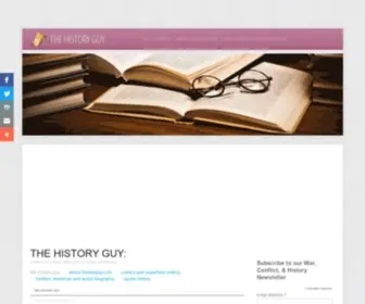 Historyguy.com(The History Guy) Screenshot