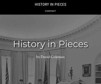 Historyinpieces.com(History in Pieces) Screenshot