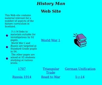 Historyman.co.uk(History Man) Screenshot