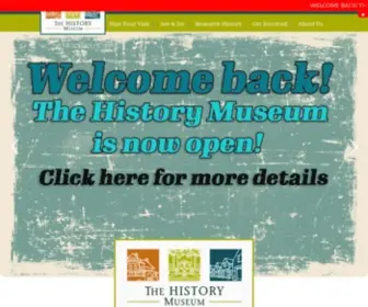 Historymuseumsb.org(The History Museum) Screenshot