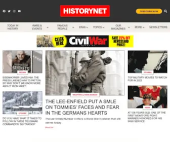 Historynet.com(Your Authoritative Source for U.S) Screenshot