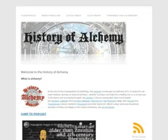 Historyofalchemy.com(Add more credibility to your site) Screenshot