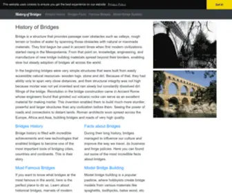 Historyofbridges.com(History of Bridges) Screenshot