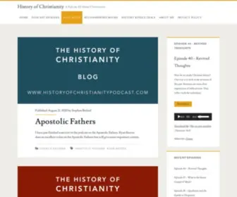 Historyofchristianitypodcast.com(Bot Verification) Screenshot