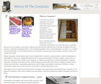 Historyofcomputer.org(History Of Computer History Of The Computer) Screenshot